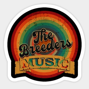 The Breeders Music Sticker